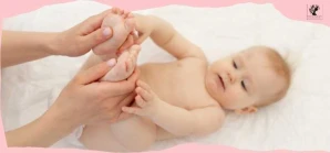 New born baby Massage