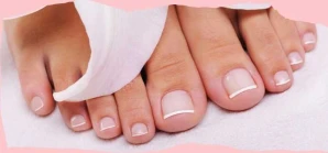 Gel French Pedicure
