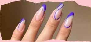 Lavender Cool Nail Art