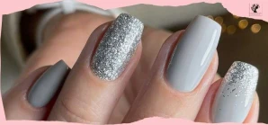 Grey Ombre Nails
