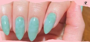 Light Blue Ombre Nails