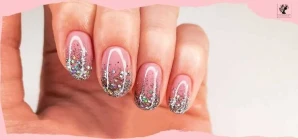 Sparkle Ombre Nails