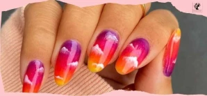 Sunset Ombre Nails