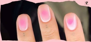 Airbrush Effect Ombre Nails