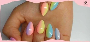 Vertical Ombre Nails