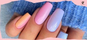 Matte Pastel Ombre Nails