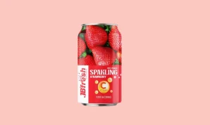 Sparking Strawberry Drink