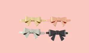Metal Bowknot Buckle Fashion