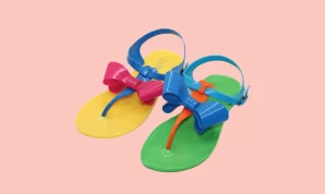 T-strap Jelly Flat Sandel