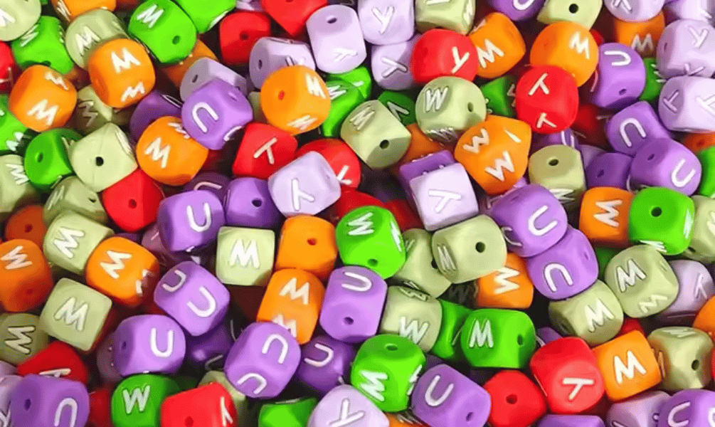 Hexagon Silicone Beads