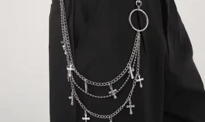 Punk Cross Waist Belt Chains