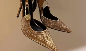 Slingback Sandal With Rhinestone