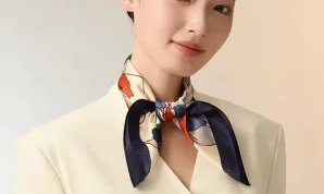 Silk Women's Small Square Scarf
