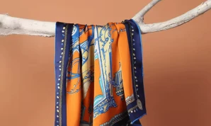 Digital Print Silk Twill Scarf
