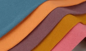 Cotton Spandex Fabric Knit Plain Rib
