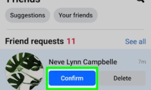 Facebook Friend Requests