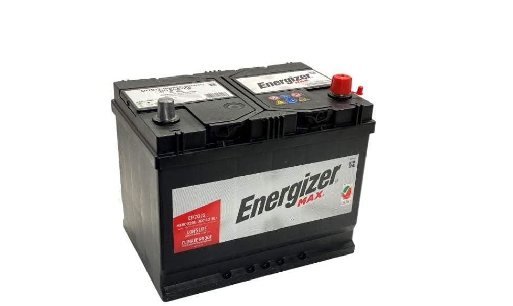 Energizer - 80D26L Left Terminal 12V JIS 70AH Car Battery