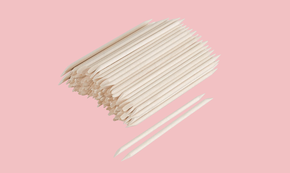 Disposable Wooden Stick Cuticle Pusher 11.4cm 500pcs