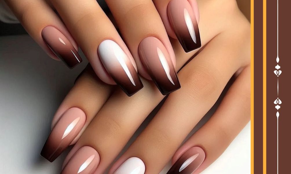 Brown Ombre Nails