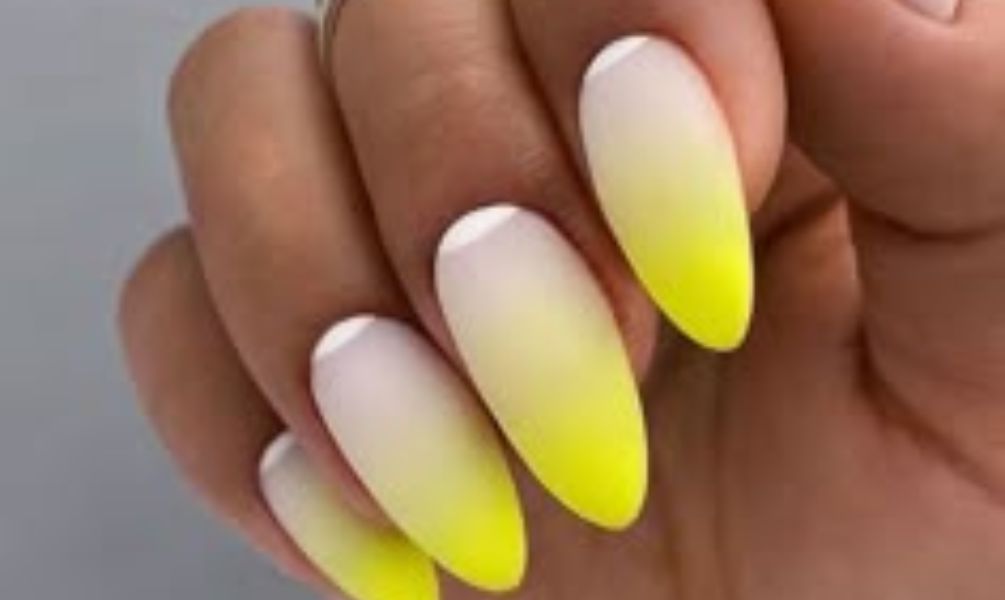 Yellow Ombre Nails