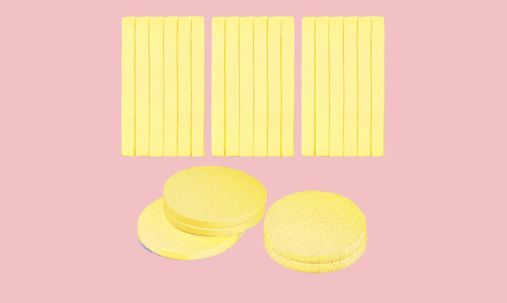 120 Pieces Compressed Facial Sponge Face Cleansing