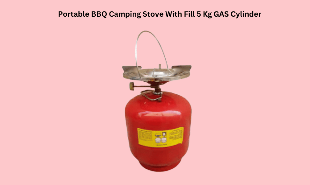 LPG BBQ 5 KG Cylinder New Connection With Regulator , Gas , Stove Plate & Pipe