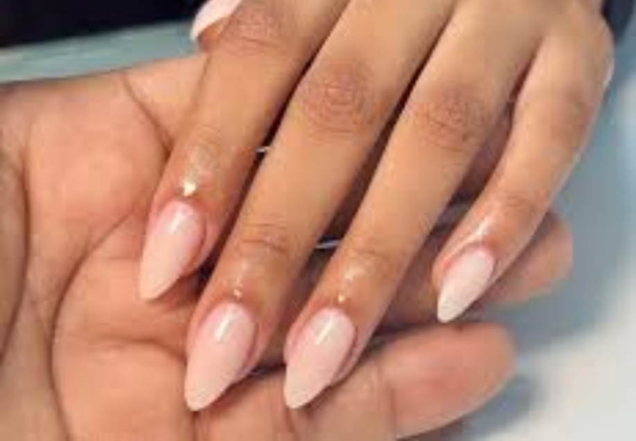 Plain White French Tip Acrylic Nails