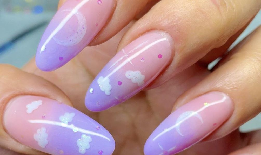 Cloud Ombre Nails