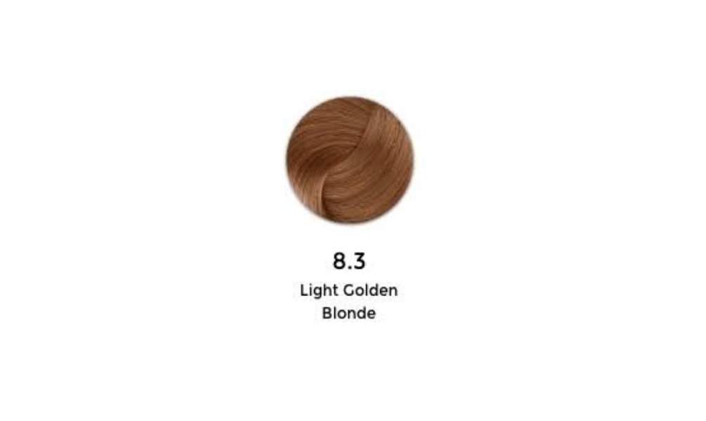 Light golden blonde 8.3