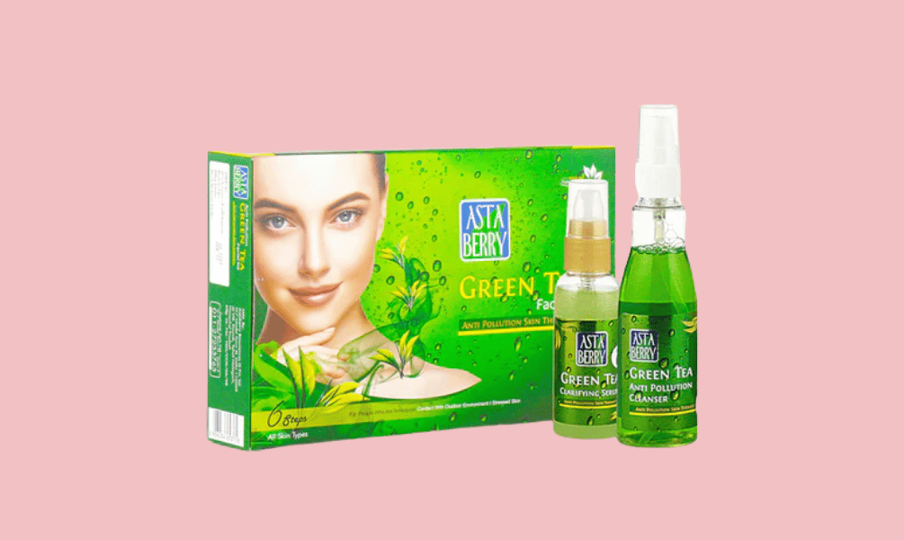 Astaberry Green Tea Facial Kit 6 Steps