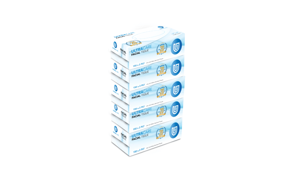 Ultra Facial Tissue Box 150 Sheets