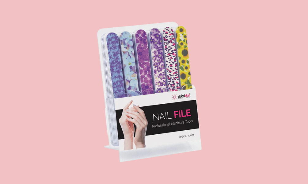 Flower Design Nail Files 48pcs