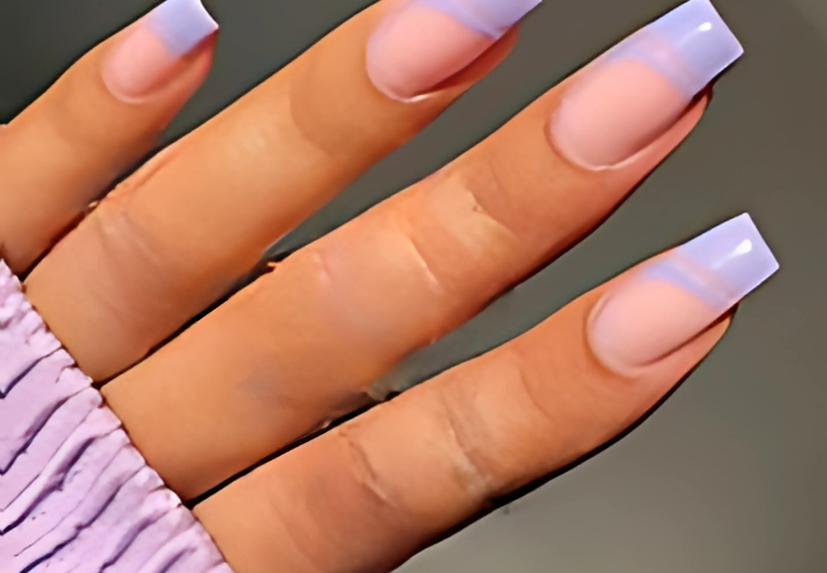 Lavender Cool Nail Art