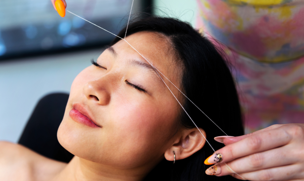 Forehead Threading