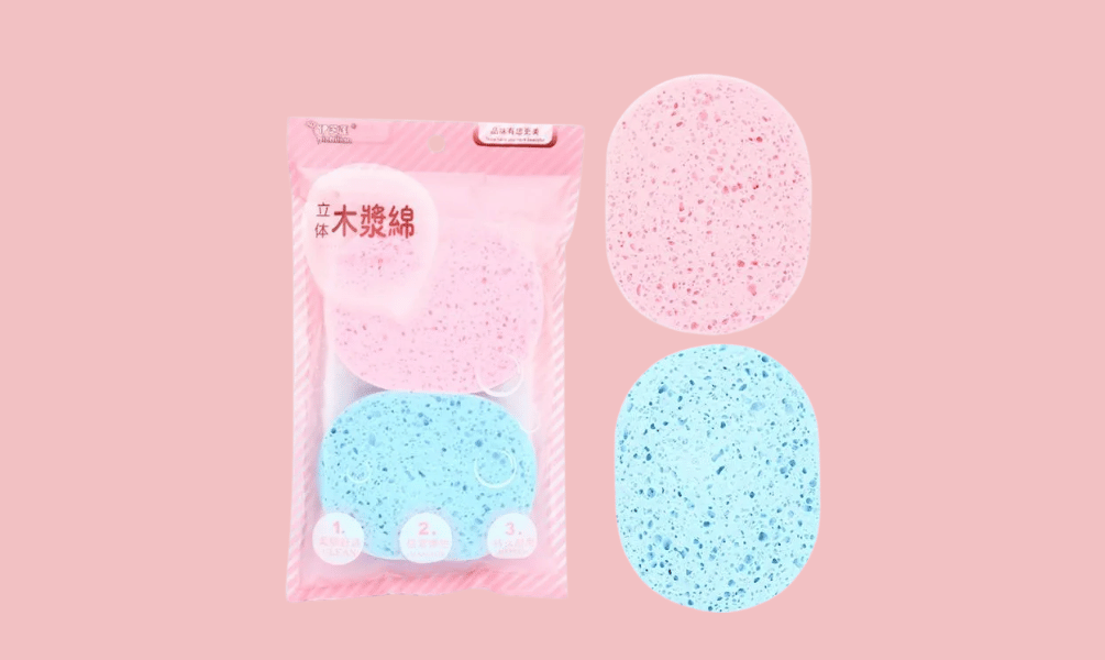Set of 2: Facial Cleansing Sponge