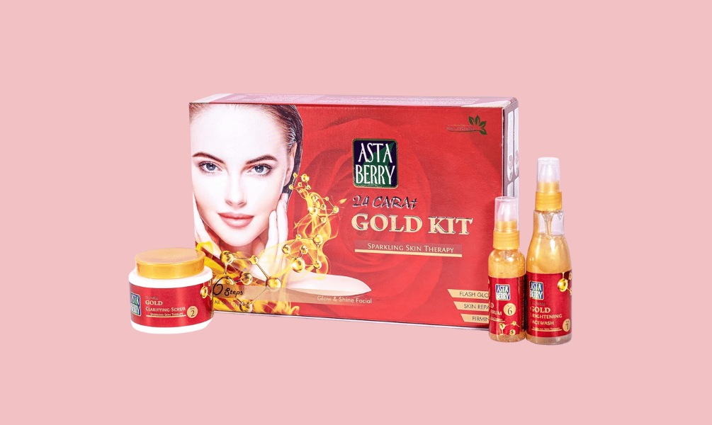 Astaberry Gold Facial Kit 6 Steps