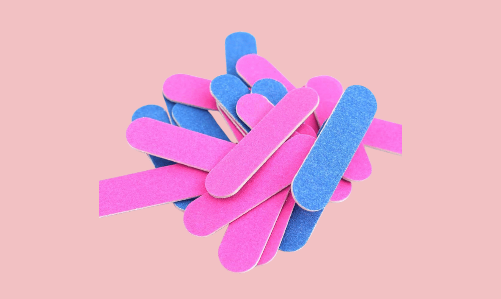 100Pcs/Pack Mini Wood Nail Filer
