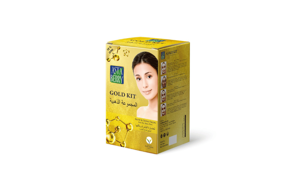 Astaberry Gold kit Facial Kit 6 Steps
